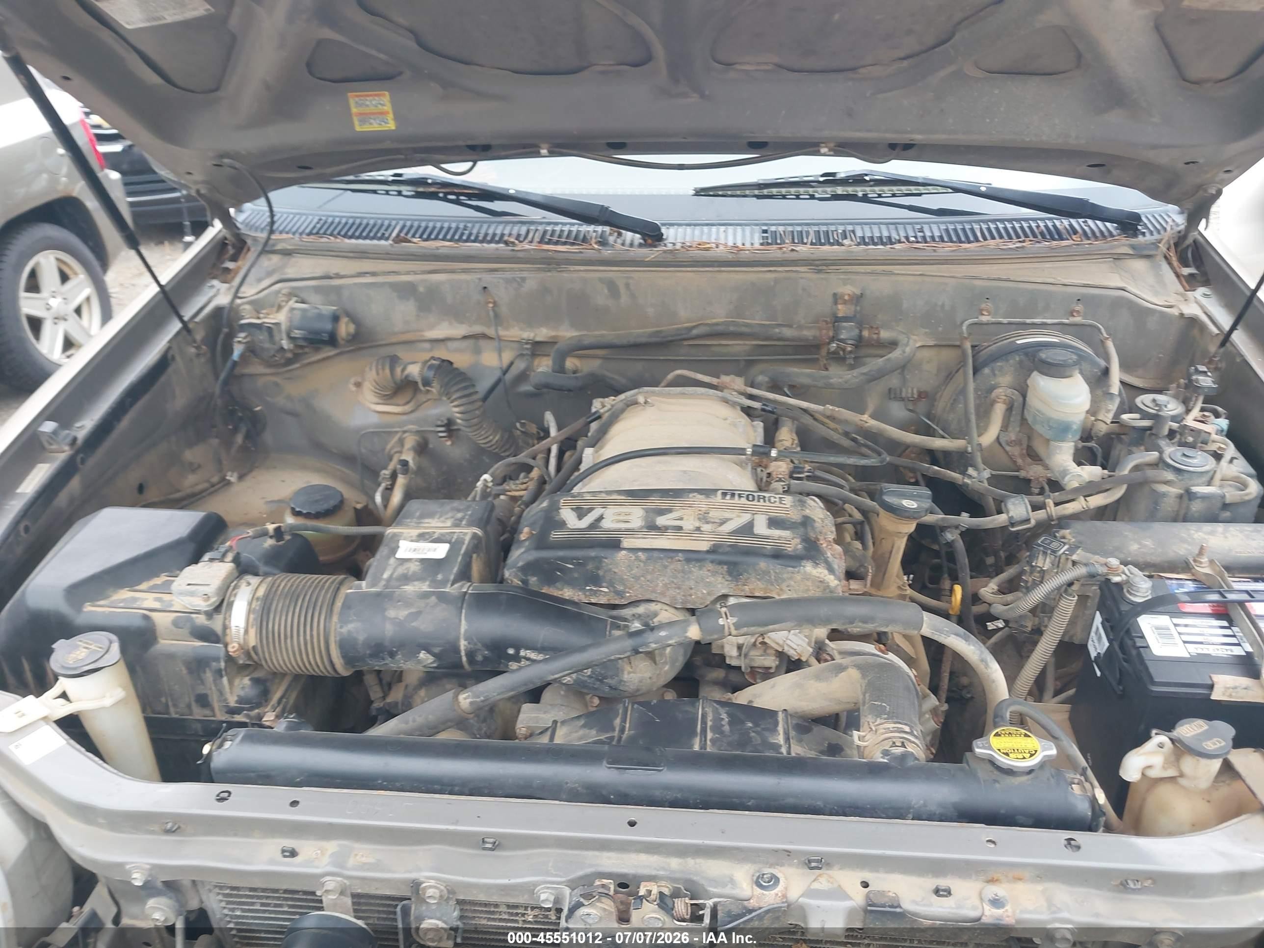 2002 Toyota Tundra Sr5 V8 Beige vin: 5TBBT44172S296315