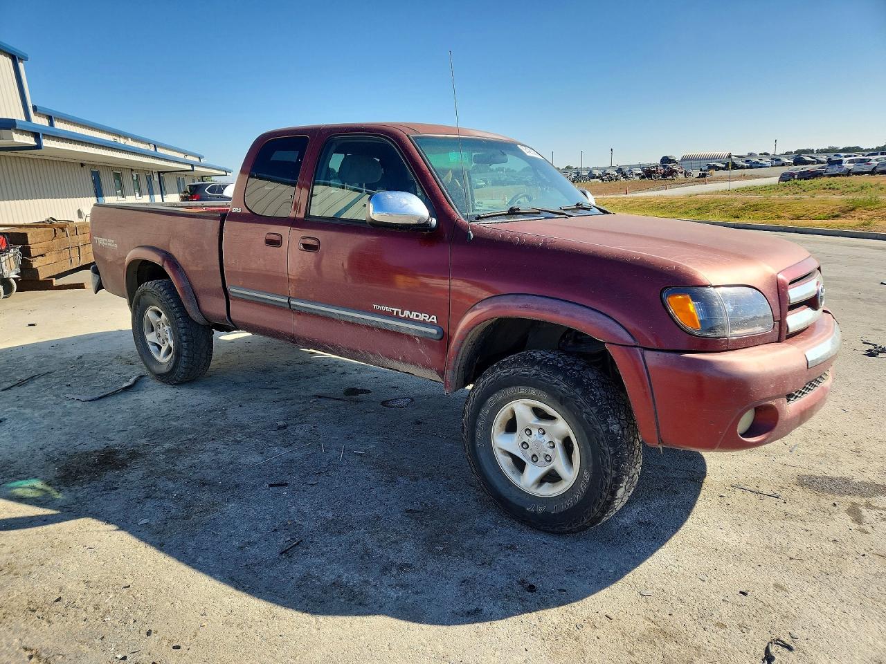 2003 Toyota Tundra Access Cab Sr5 Burgundy vin: 5TBBT44173S434792