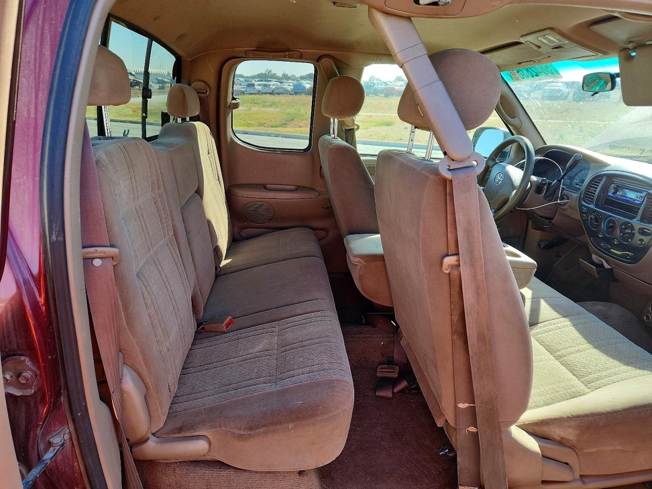 2003 Toyota Tundra Access Cab Sr5 Burgundy vin: 5TBBT44173S434792
