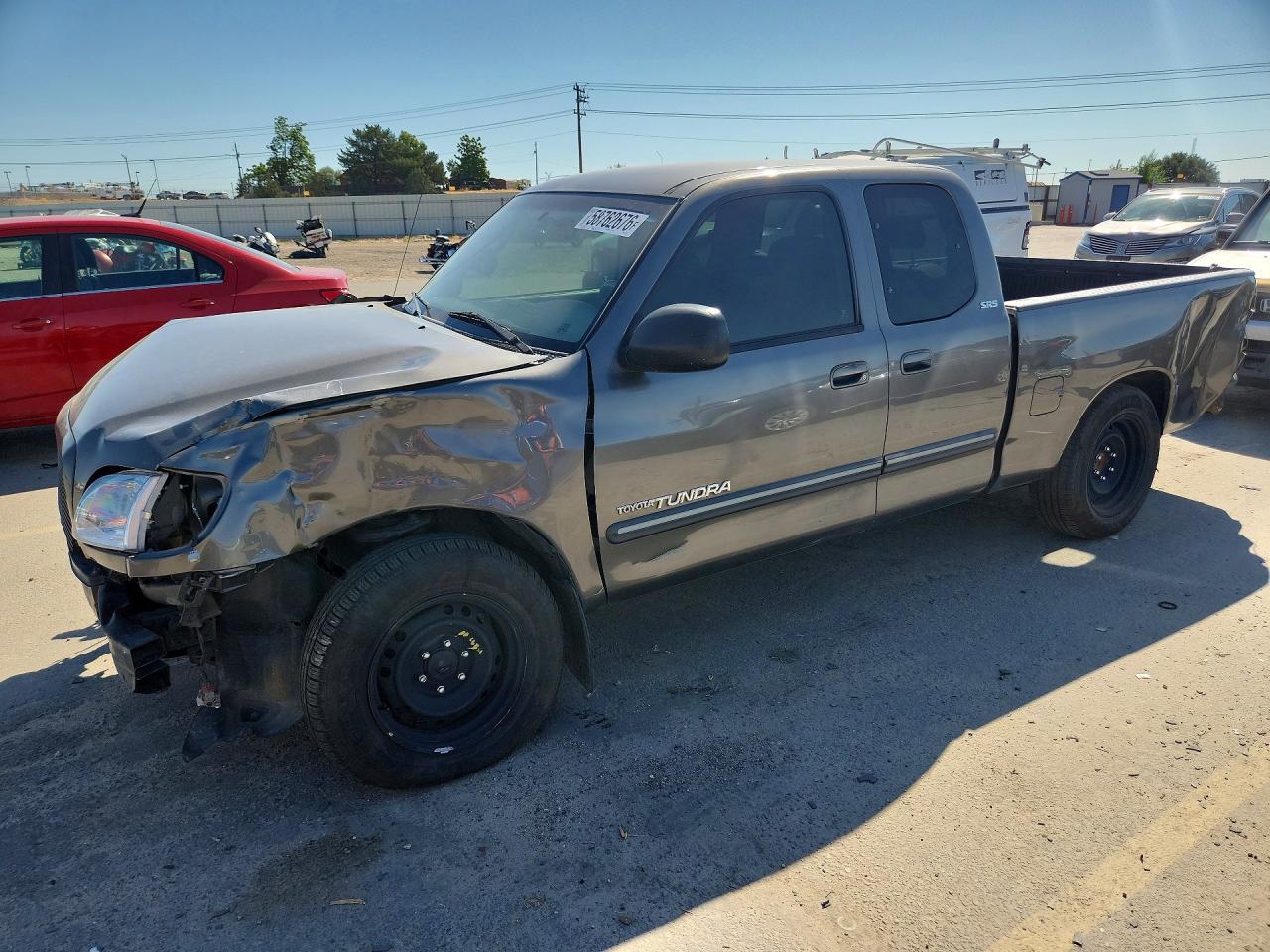 2003 Toyota Tundra Access Cab Sr5 Gray vin: 5TBBT44173S437322