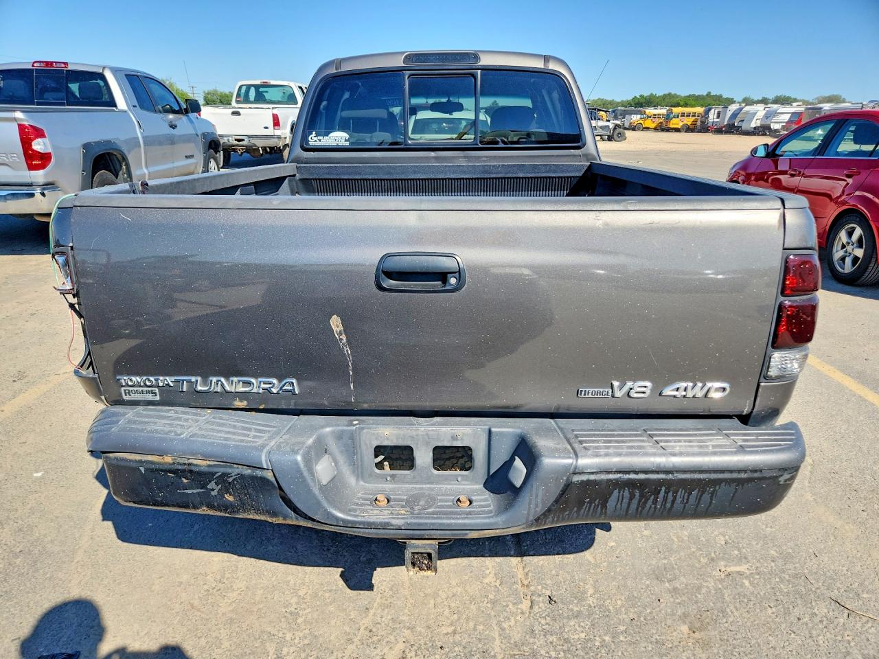 2003 Toyota Tundra Access Cab Sr5 Gray vin: 5TBBT44173S437322