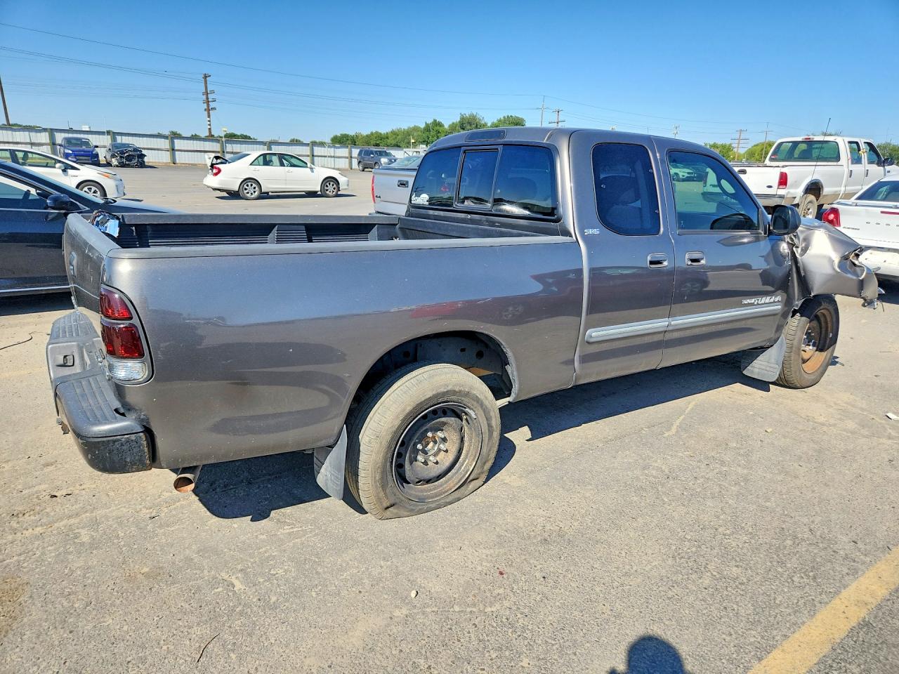 2003 Toyota Tundra Access Cab Sr5 Gray vin: 5TBBT44173S437322