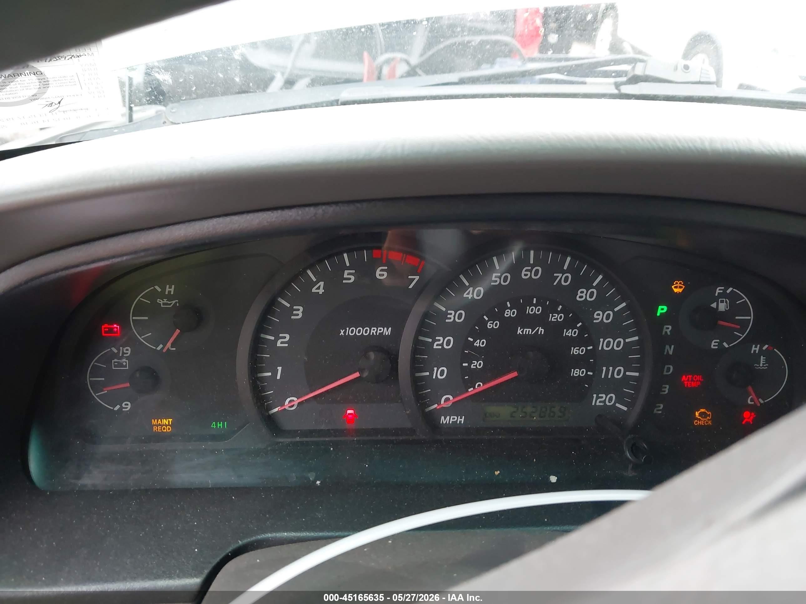 2005 Toyota Tundra Sr5 V8 Gray vin: 5TBBT44175S471019