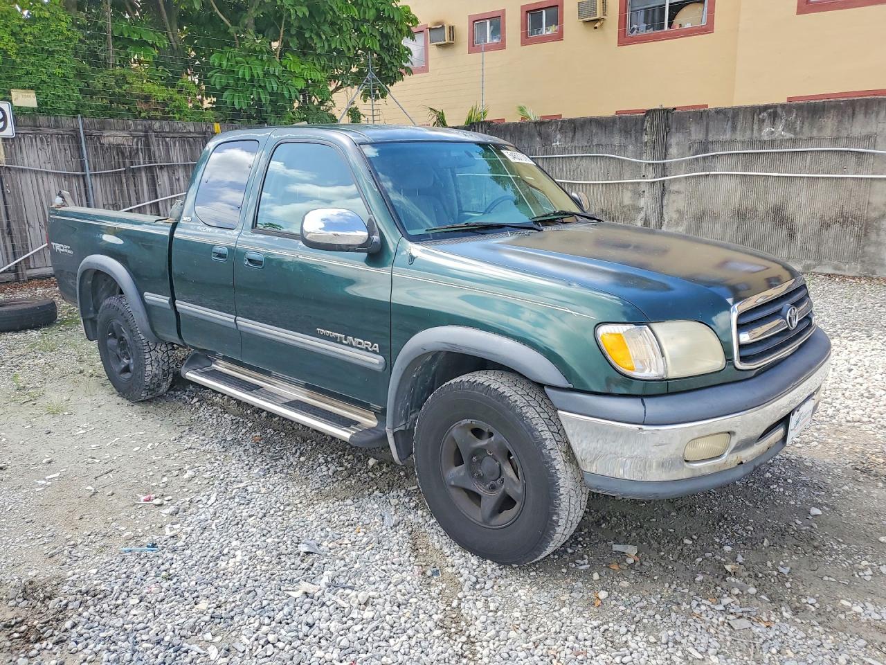 2001 Toyota Tundra Sr5 Green vin: 5TBBT44181S150780