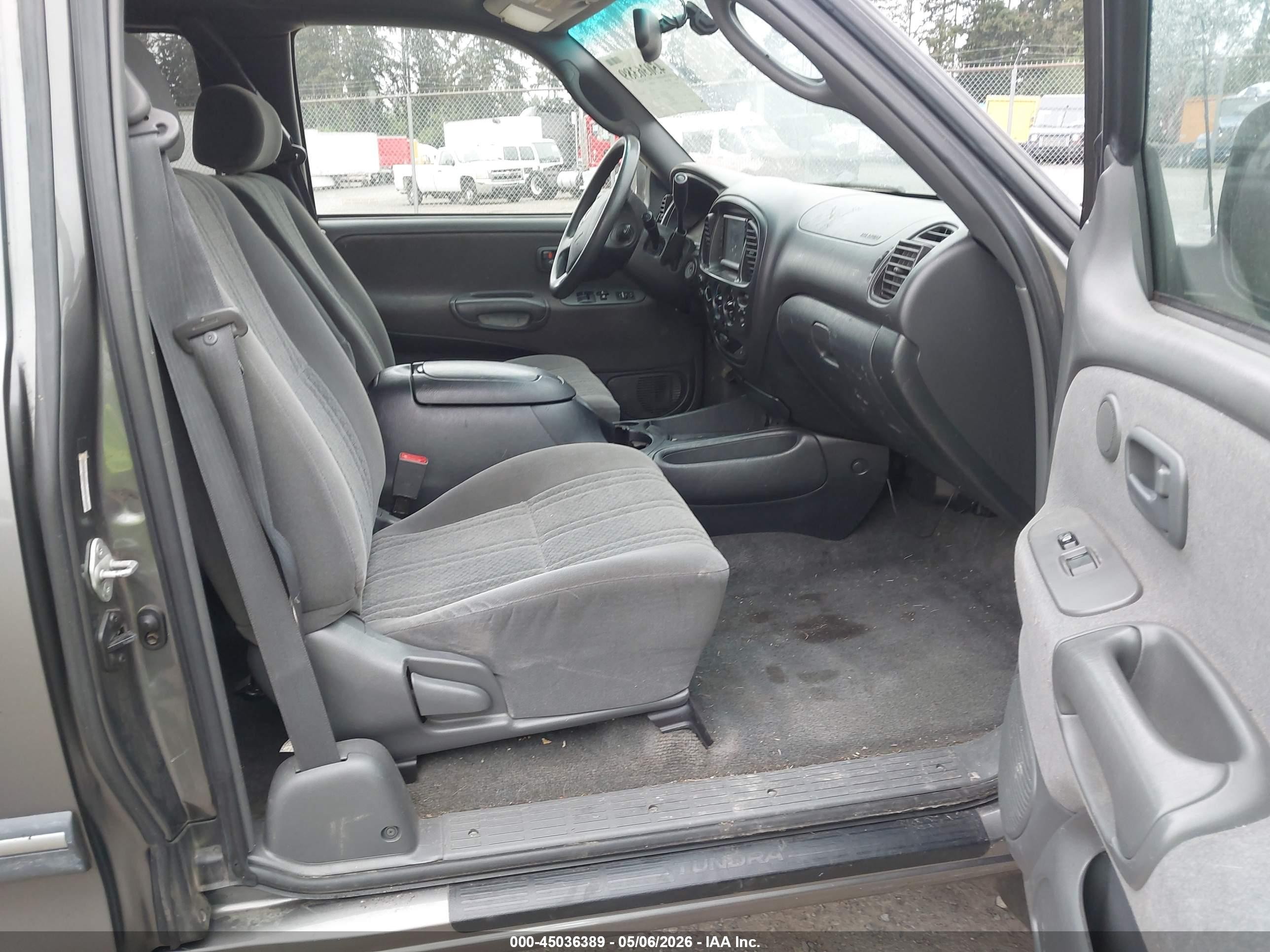2003 Toyota Tundra Sr5 V8 Gray vin: 5TBBT44183S389975