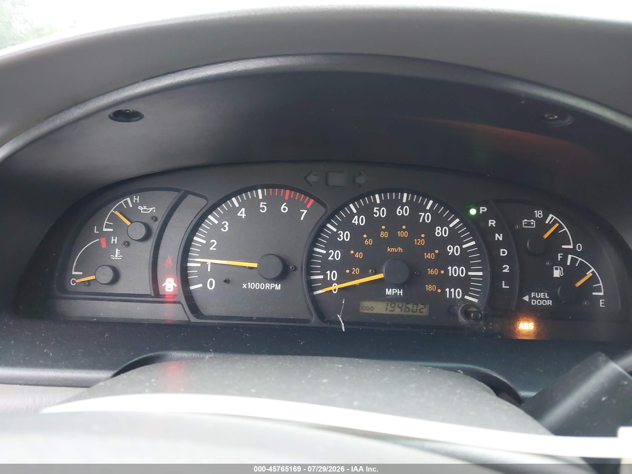 2003 Toyota Tundra Sr5 V8 Синий vin: 5TBBT44183S429567