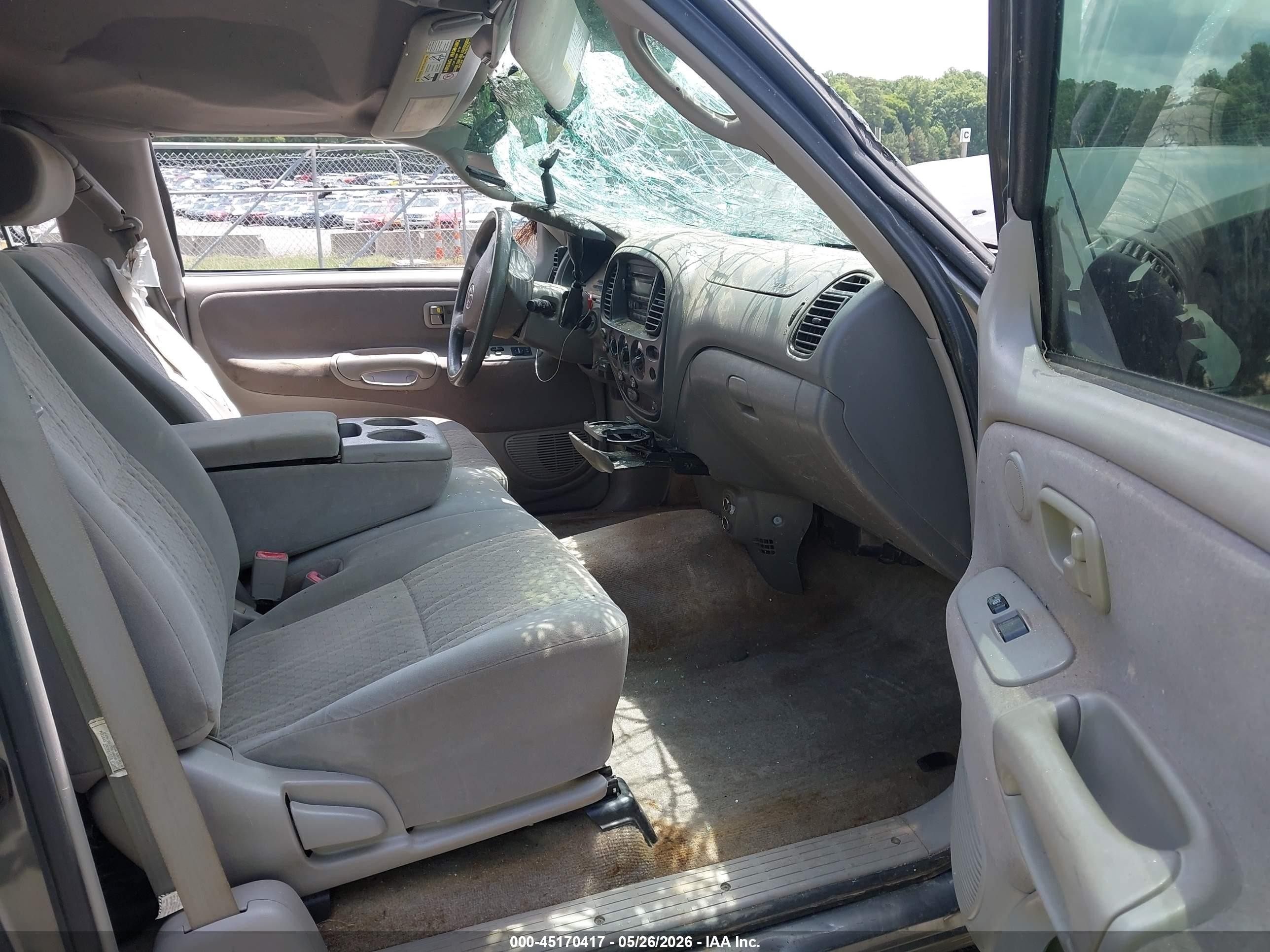 2003 Toyota Tundra Sr5 V8 Серый vin: 5TBBT44183S434381