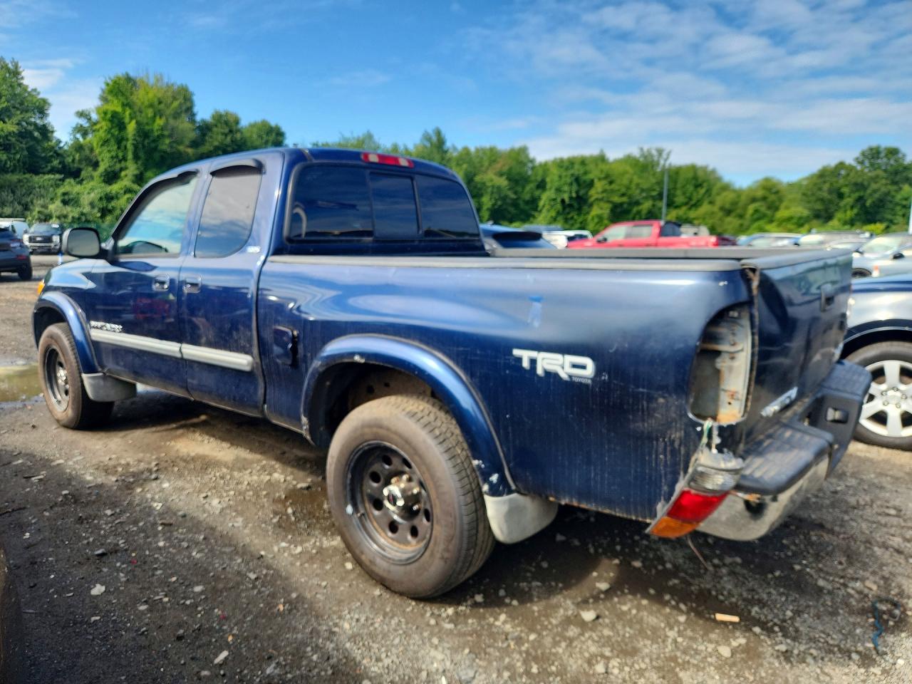 2004 Toyota Tundra Sr5 Синий vin: 5TBBT44184S454518