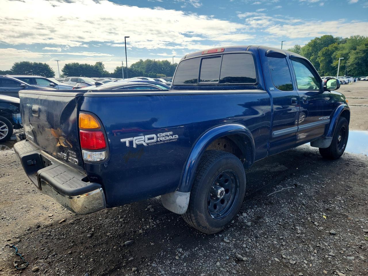 2004 Toyota Tundra Sr5 Синий vin: 5TBBT44184S454518