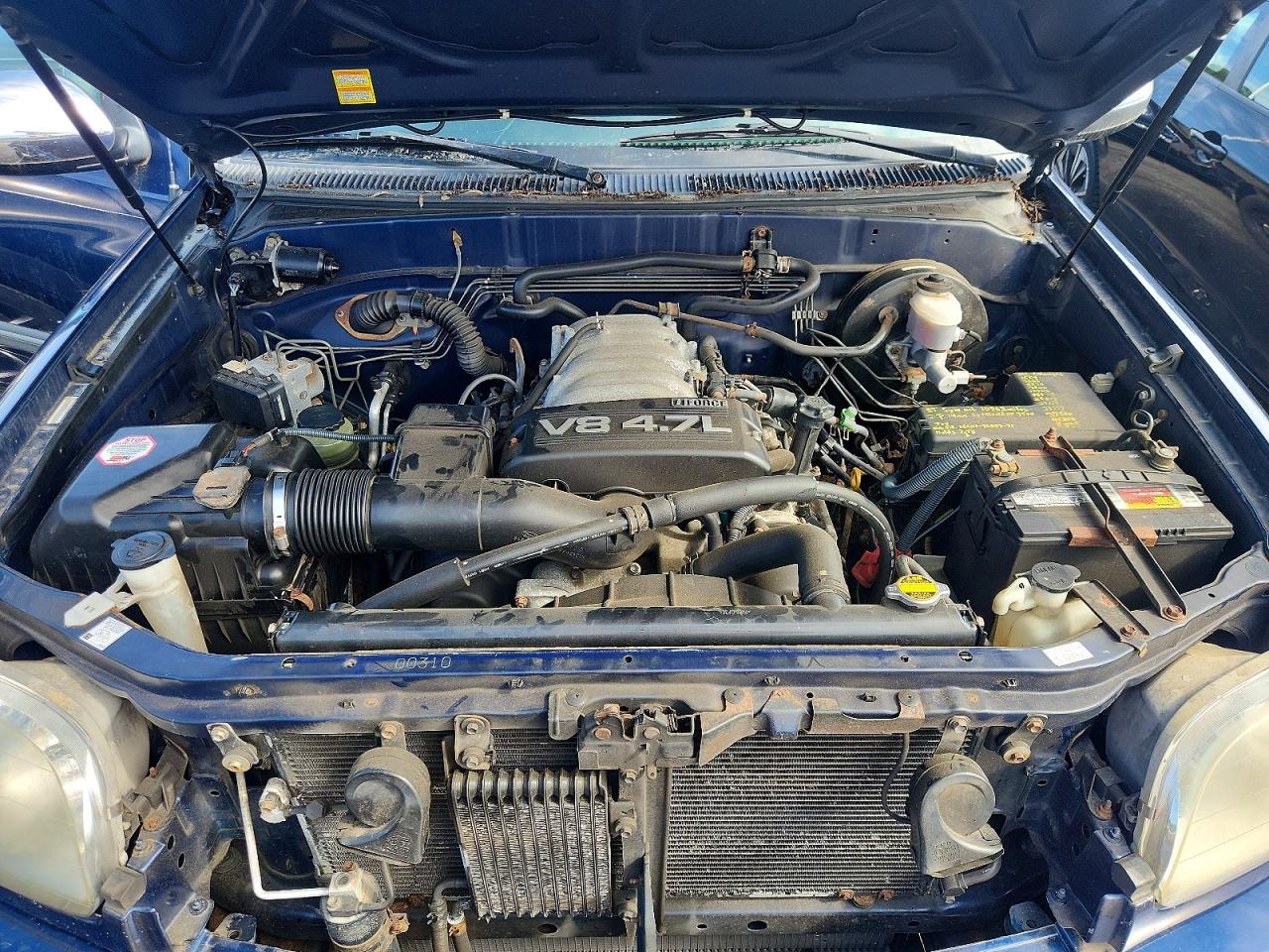 2004 Toyota Tundra Sr5 Синий vin: 5TBBT44184S454518