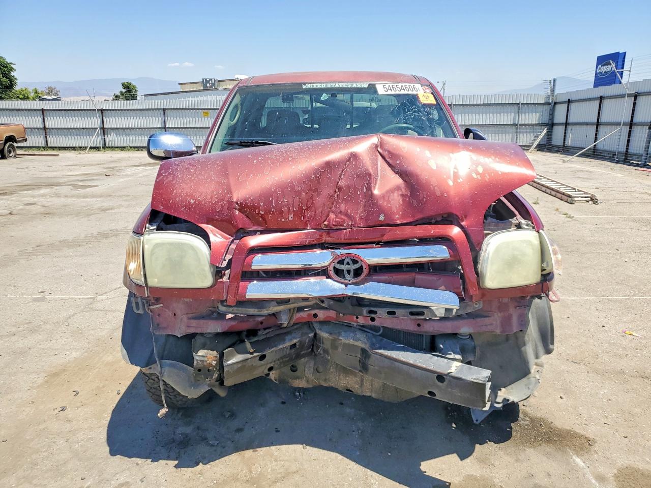 2006 Toyota Tundra Access Cab Sr5 Burgundy vin: 5TBBT44186S479132