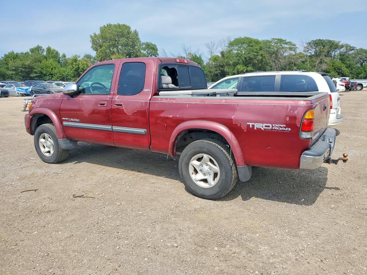 2003 Toyota Tundra Sr5 Темно-бордовый vin: 5TBBT44193S333091