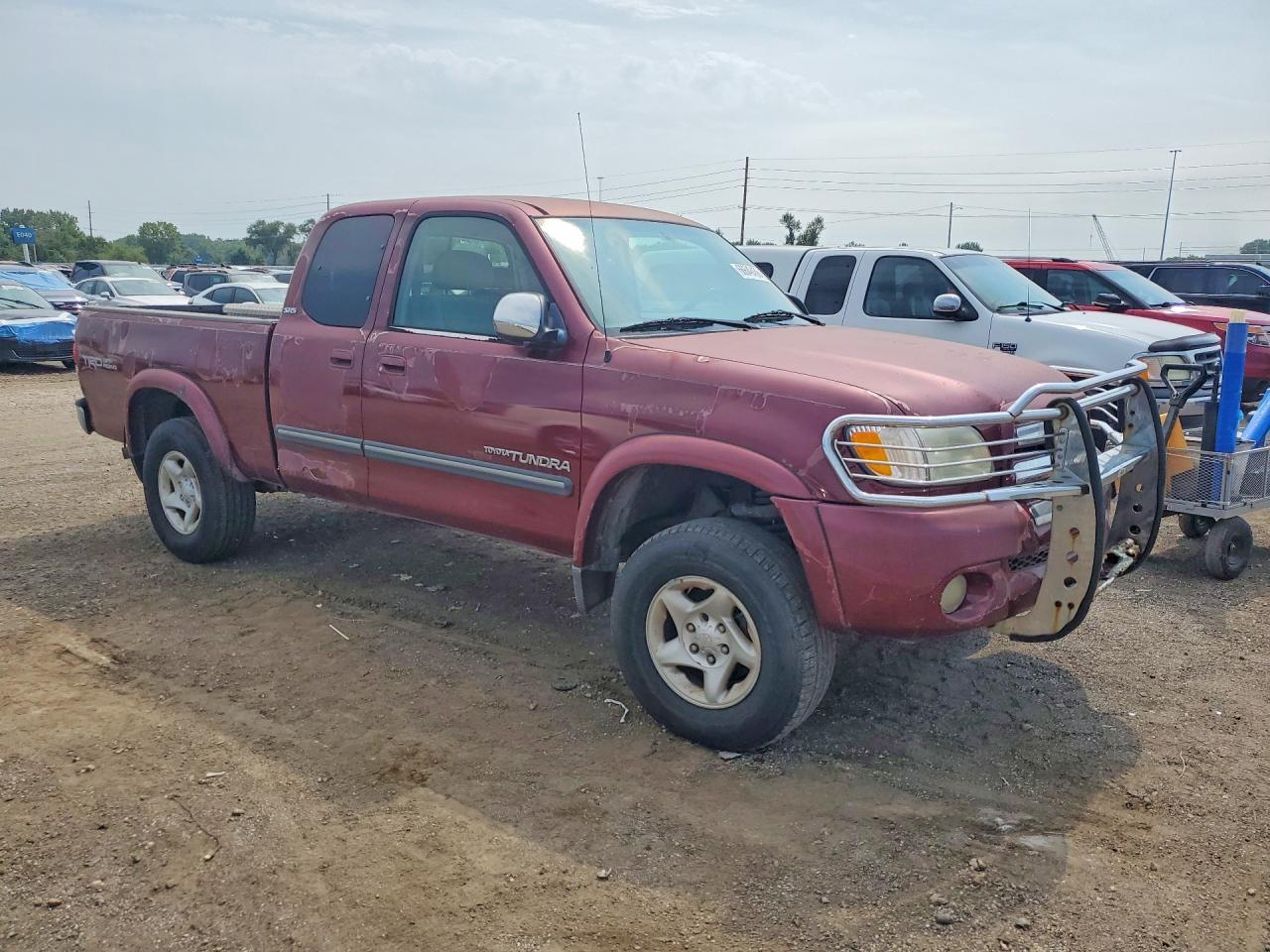 2003 Toyota Tundra Sr5 Темно-бордовый vin: 5TBBT44193S333091