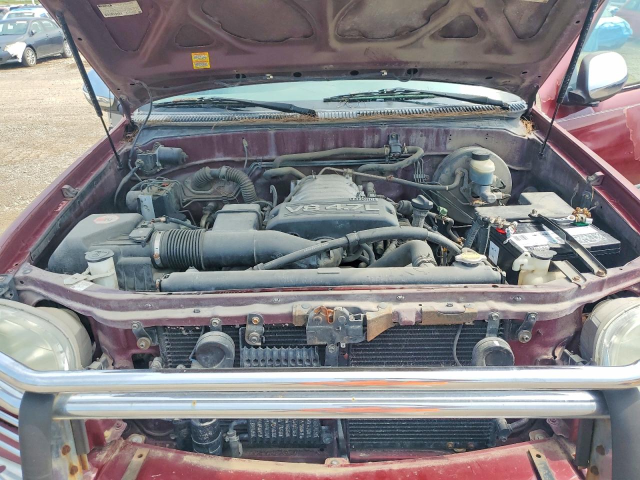 2003 Toyota Tundra Sr5 Темно-бордовый vin: 5TBBT44193S333091