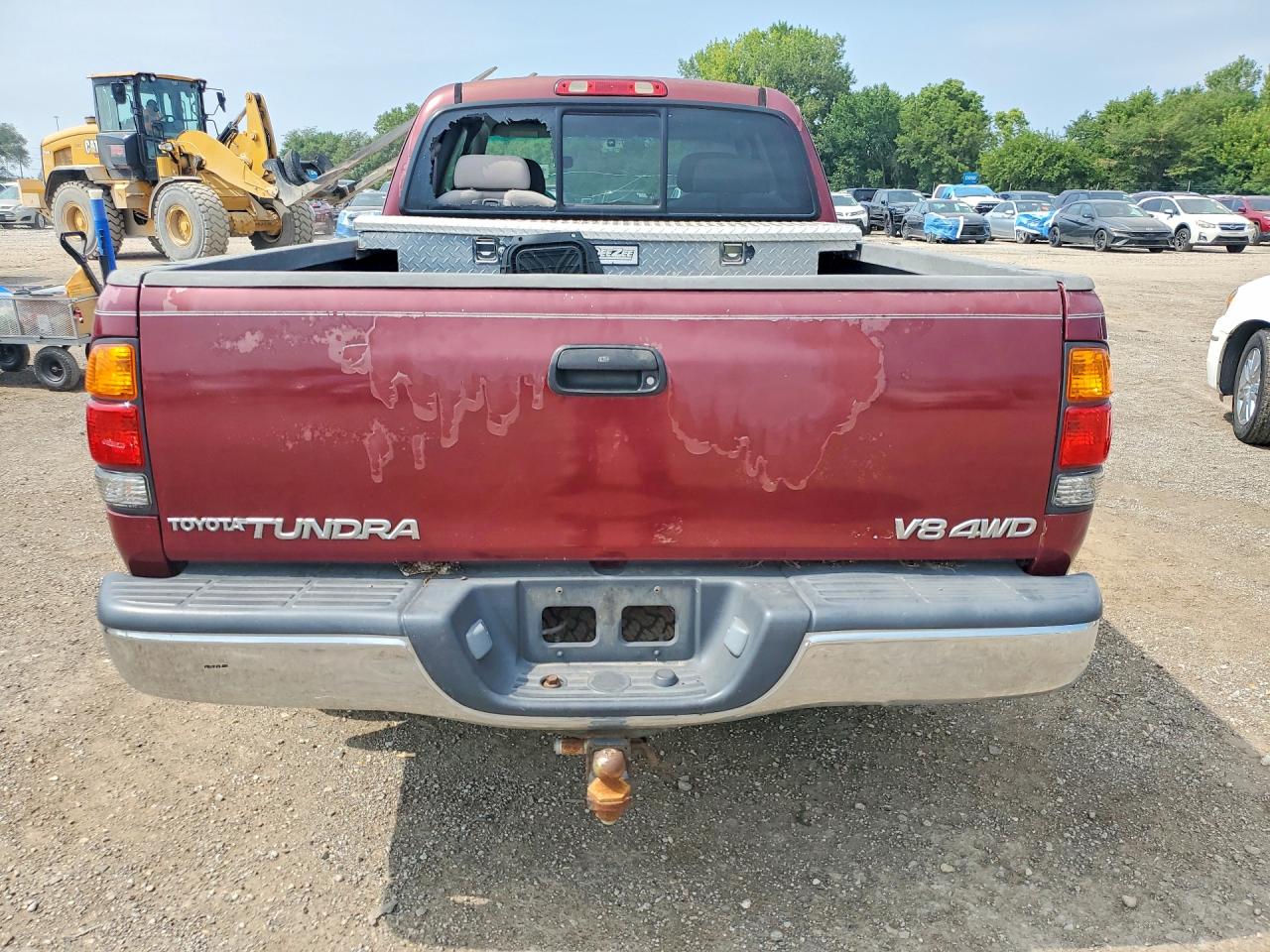 2003 Toyota Tundra Sr5 Темно-бордовый vin: 5TBBT44193S333091