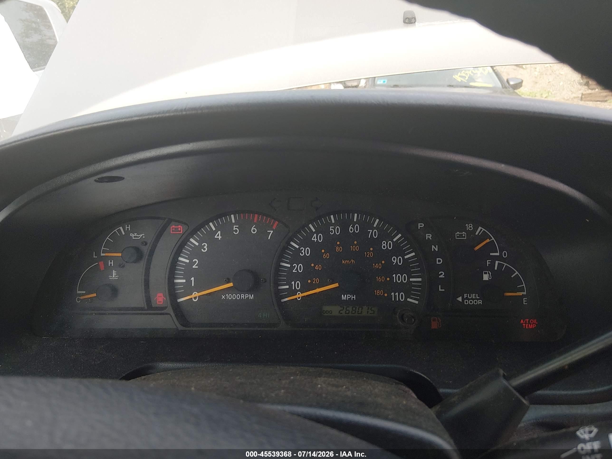 2003 Toyota Tundra Sr5 V8 Gray vin: 5TBBT44193S413653
