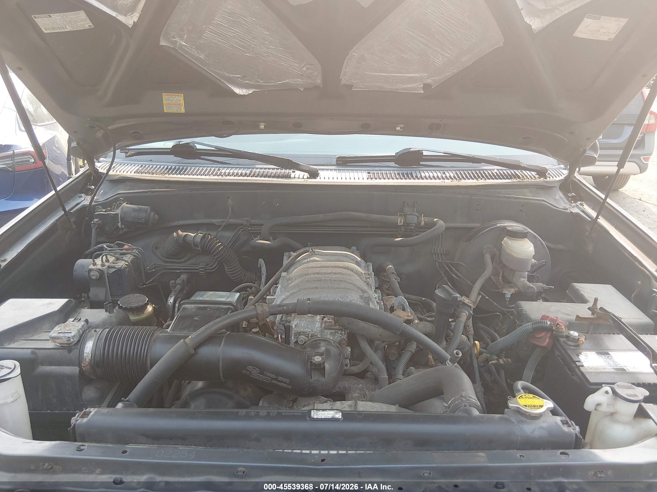 2003 Toyota Tundra Sr5 V8 Gray vin: 5TBBT44193S413653
