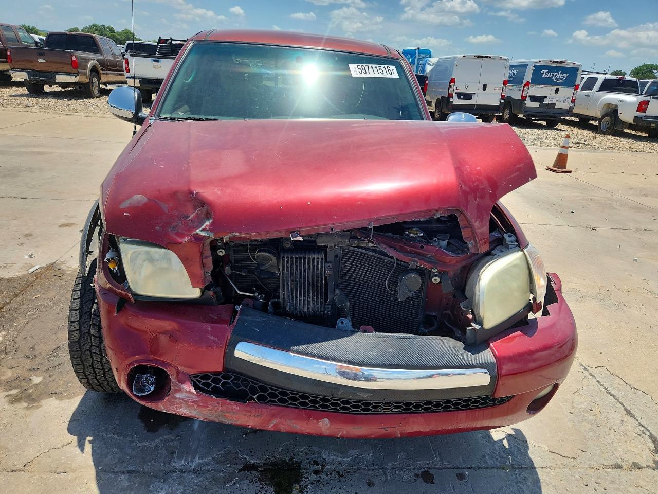 2005 Toyota Tundra Access Cab Sr5 Maroon vin: 5TBBT44195S458076
