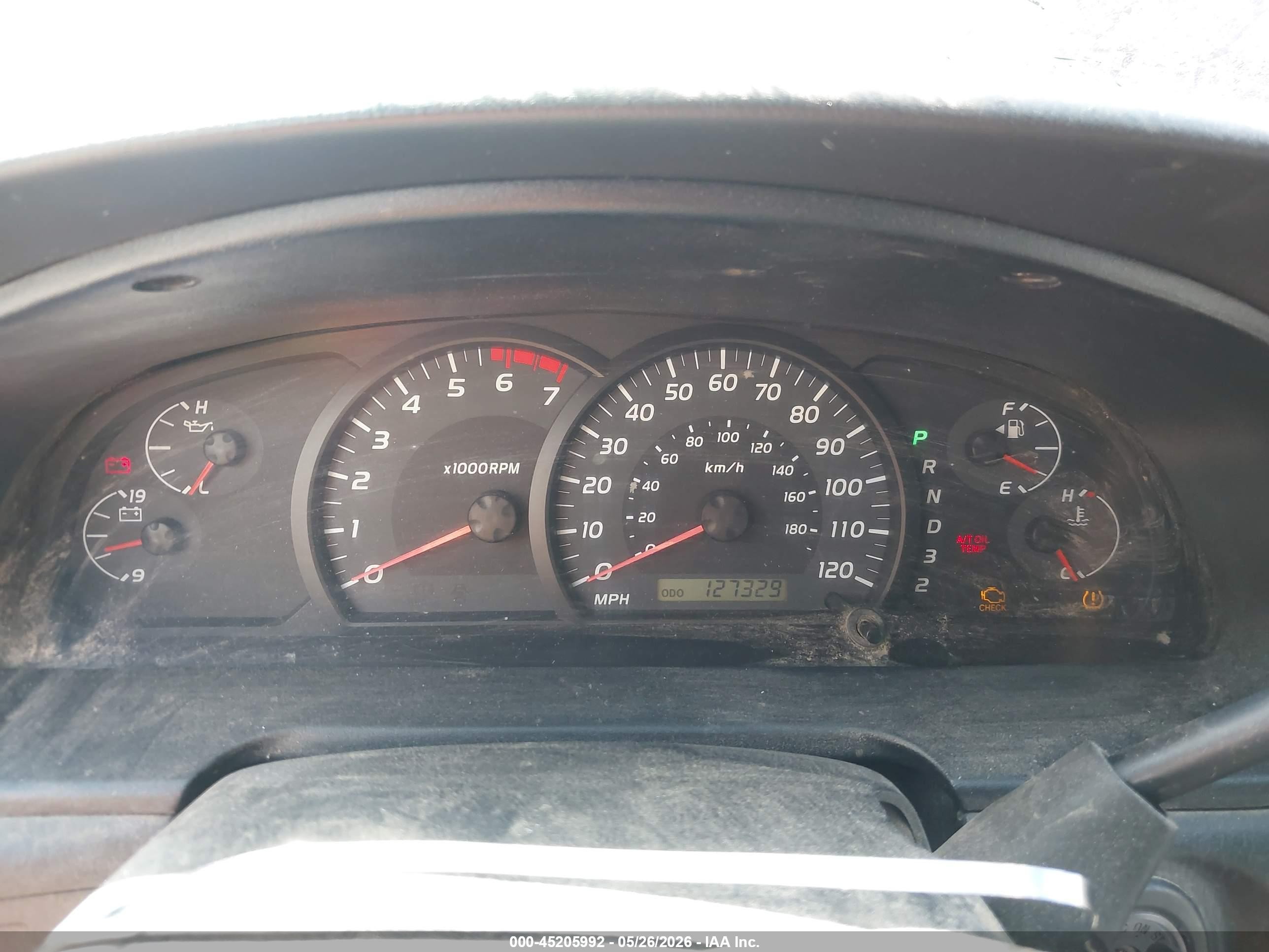 2006 Toyota Tundra Sr5 V8 Red vin: 5TBBT44196S485313