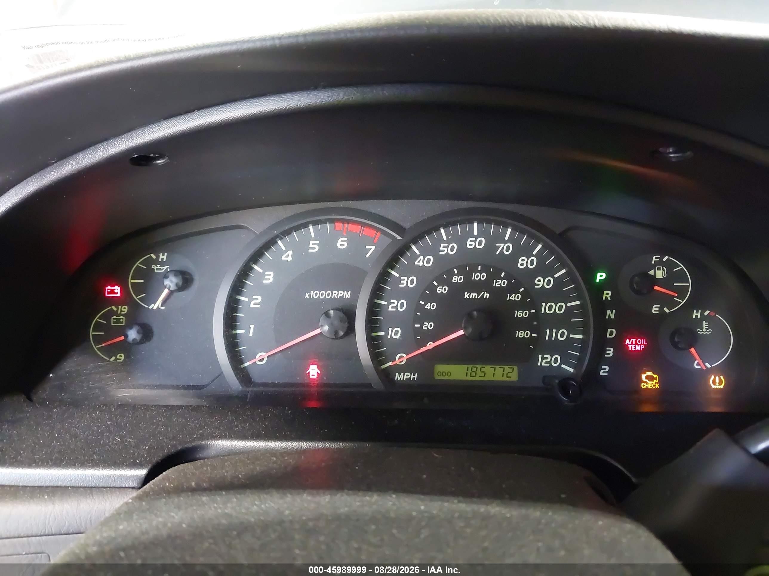 2006 Toyota Tundra Sr5 V8 Синий vin: 5TBBT44196S485960
