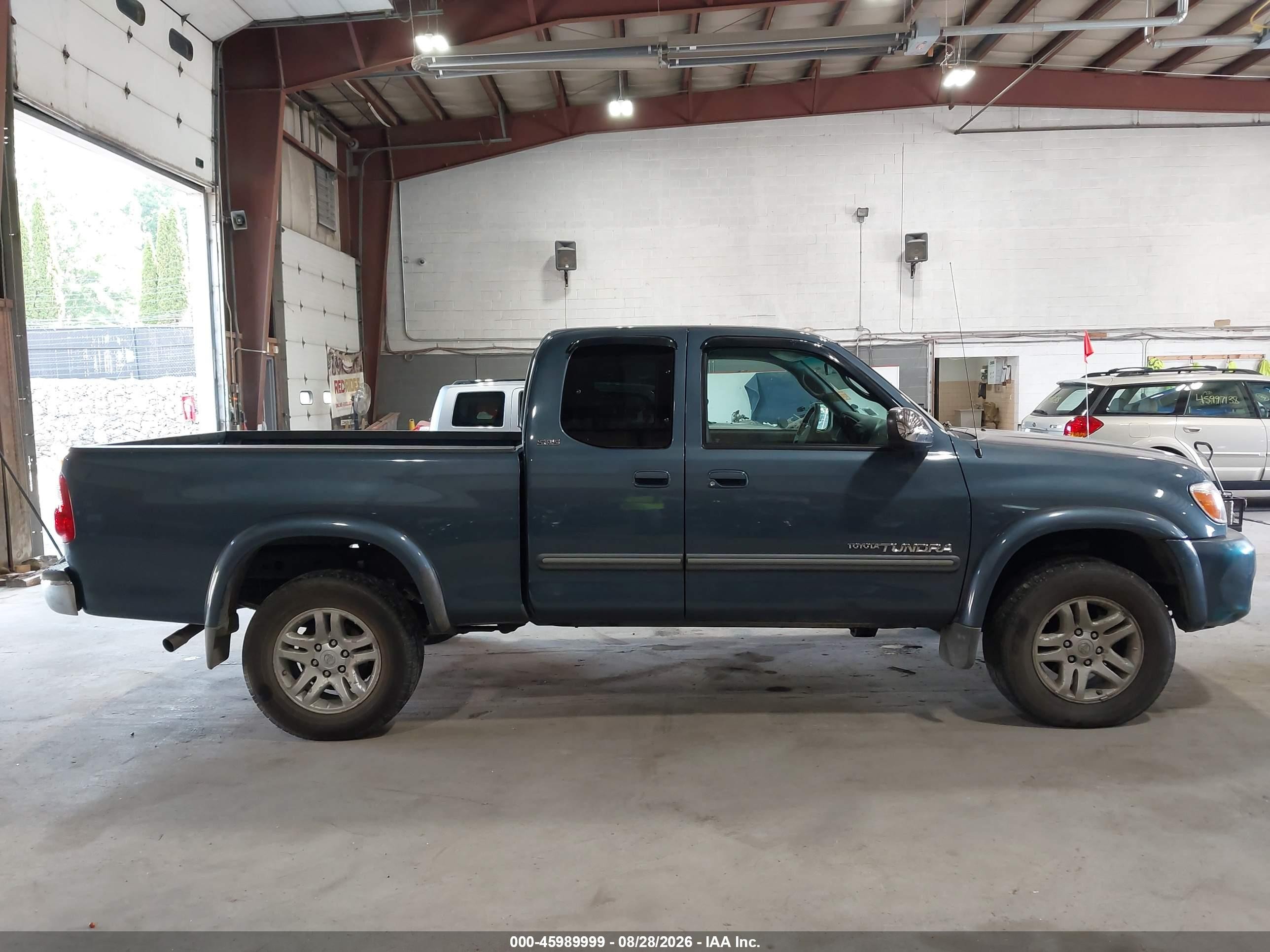 2006 Toyota Tundra Sr5 V8 Синий vin: 5TBBT44196S485960