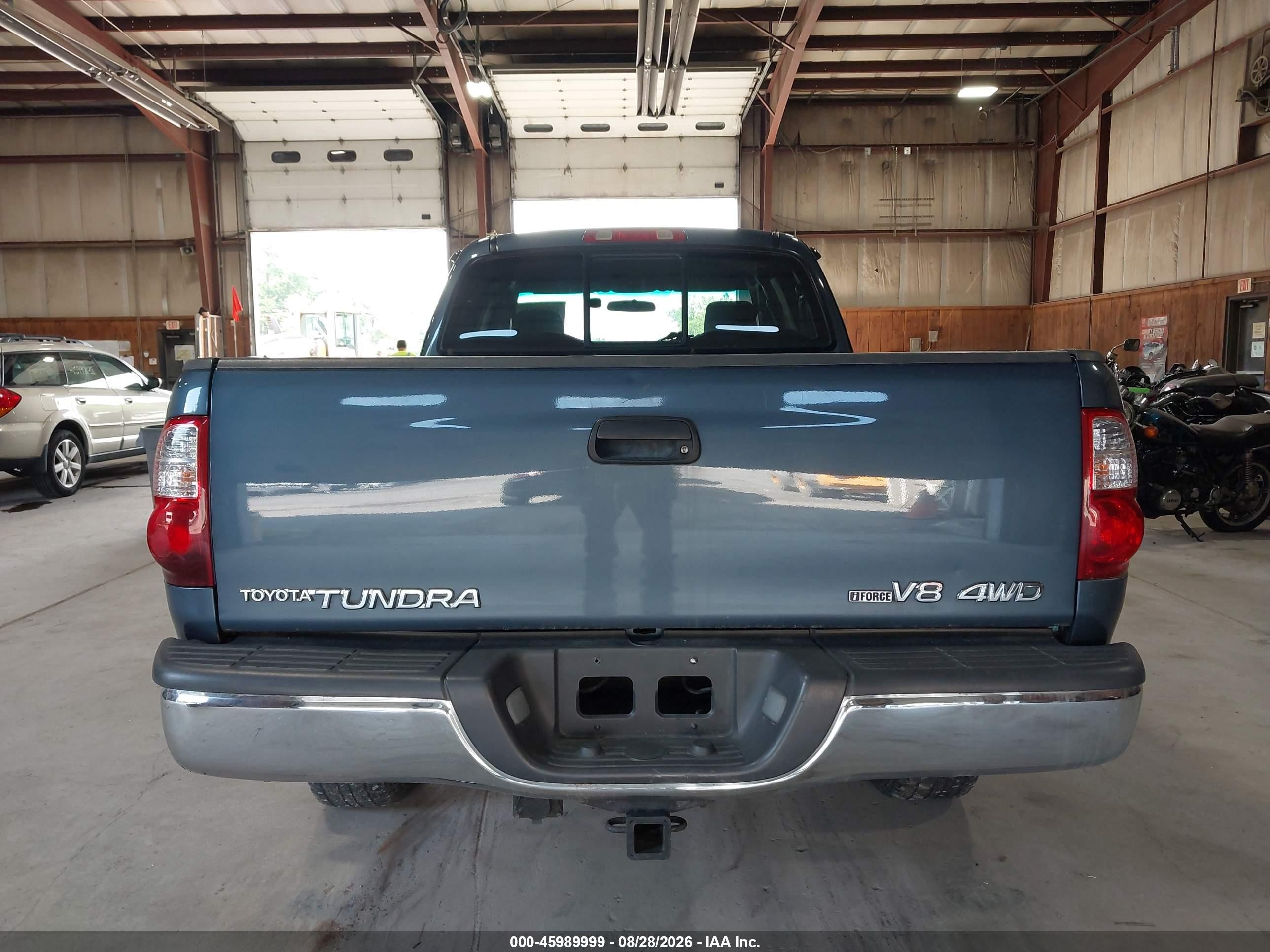 2006 Toyota Tundra Sr5 V8 Синий vin: 5TBBT44196S485960