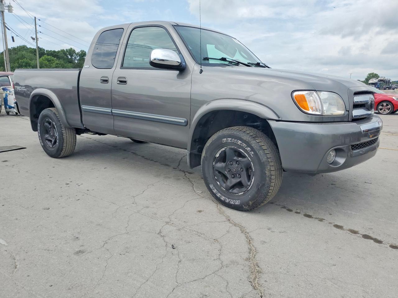 2004 Toyota Tundra Access Cab Sr5 Gray vin: 5TBBT441X4S441673