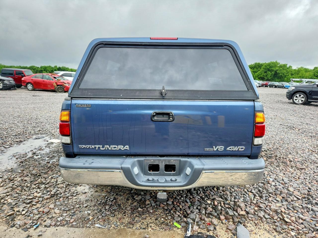 2004 Toyota Tundra Access Cab Sr5 Blue vin: 5TBBT441X4S445609