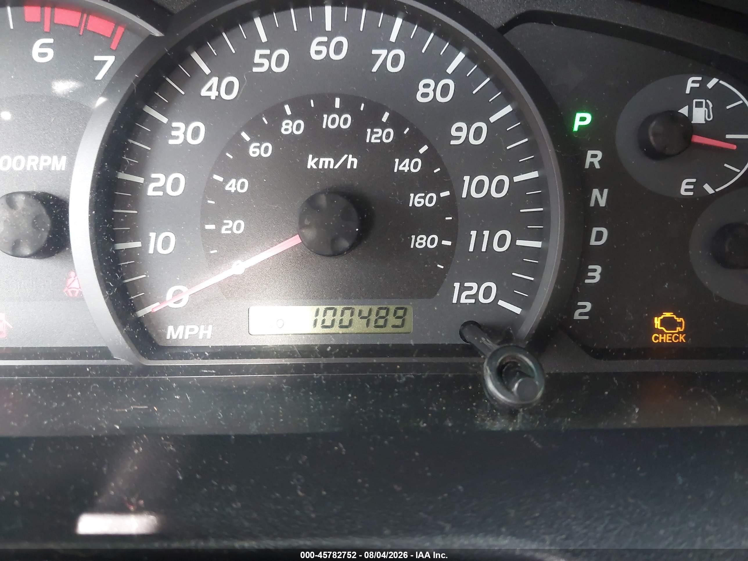 2005 Toyota Tundra Sr5 V8 Burgundy vin: 5TBBT441X5S457356