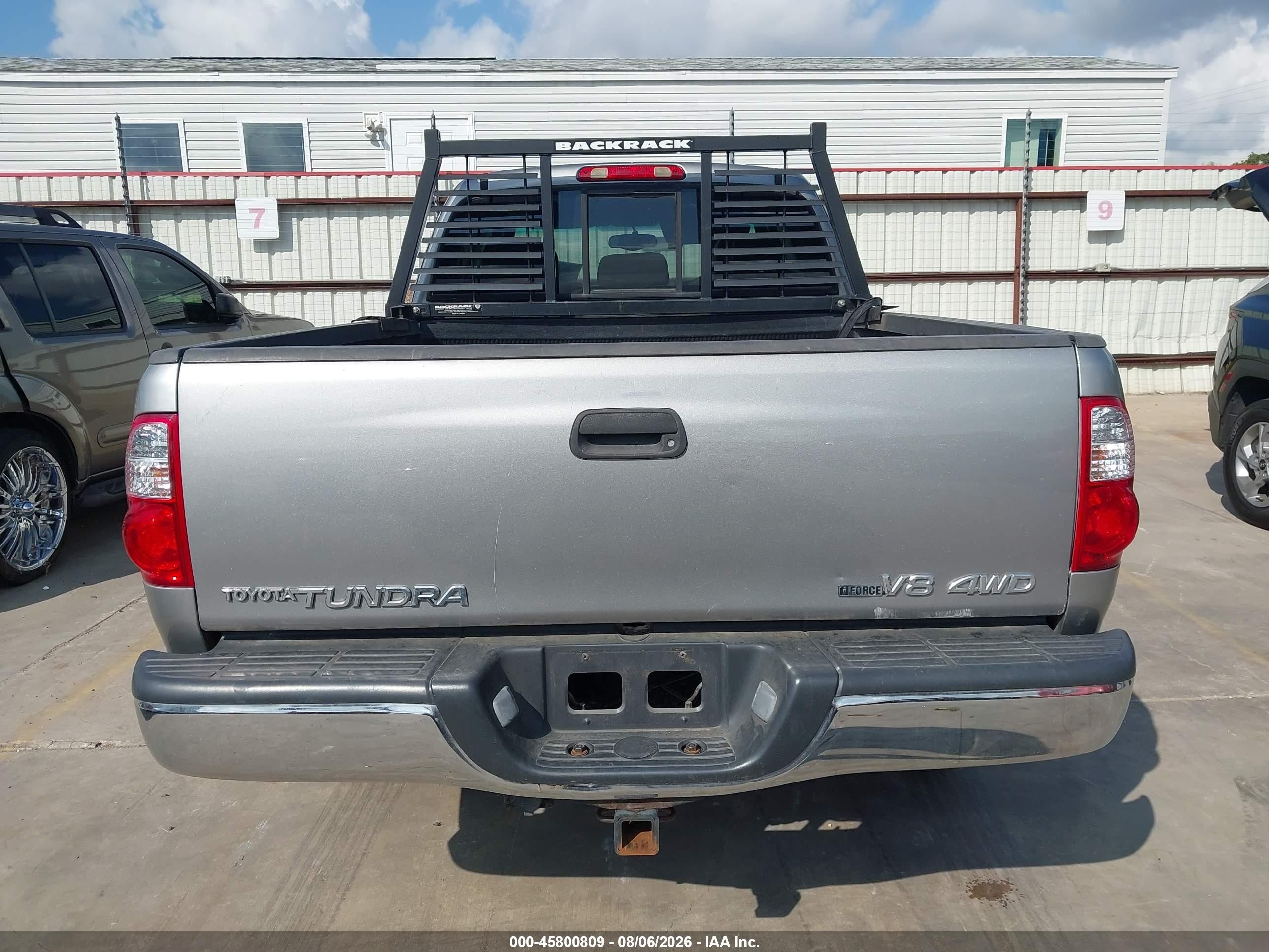 2005 Toyota Tundra Sr5 V8 Silver vin: 5TBBT441X5S466073