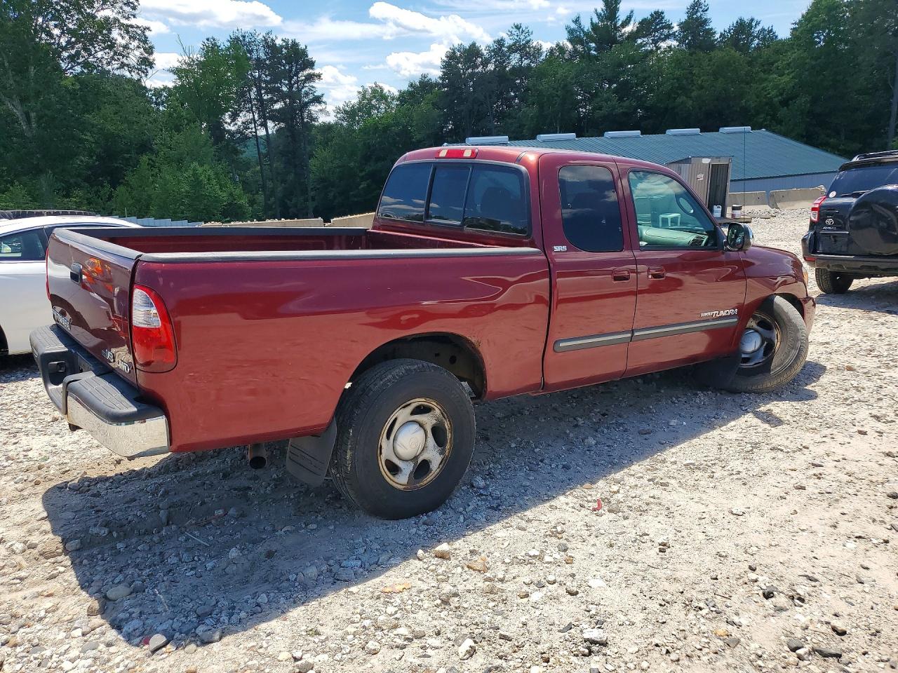 2006 Toyota Tundra Access Cab Sr5 Red vin: 5TBBT441X6S483439