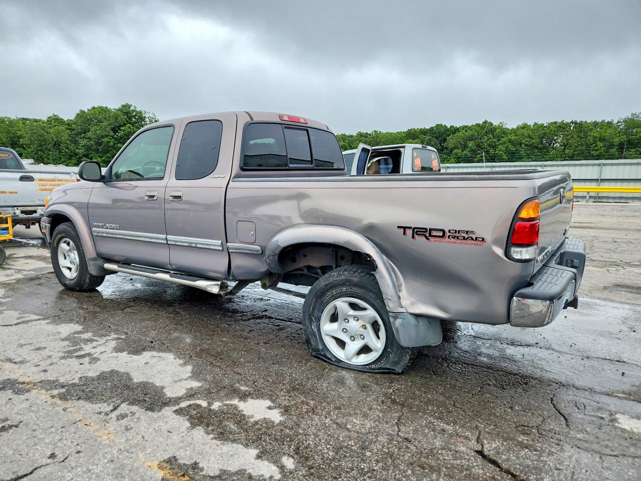 2002 Toyota Tundra Access Cab Limited Beige vin: 5TBBT48112S306685