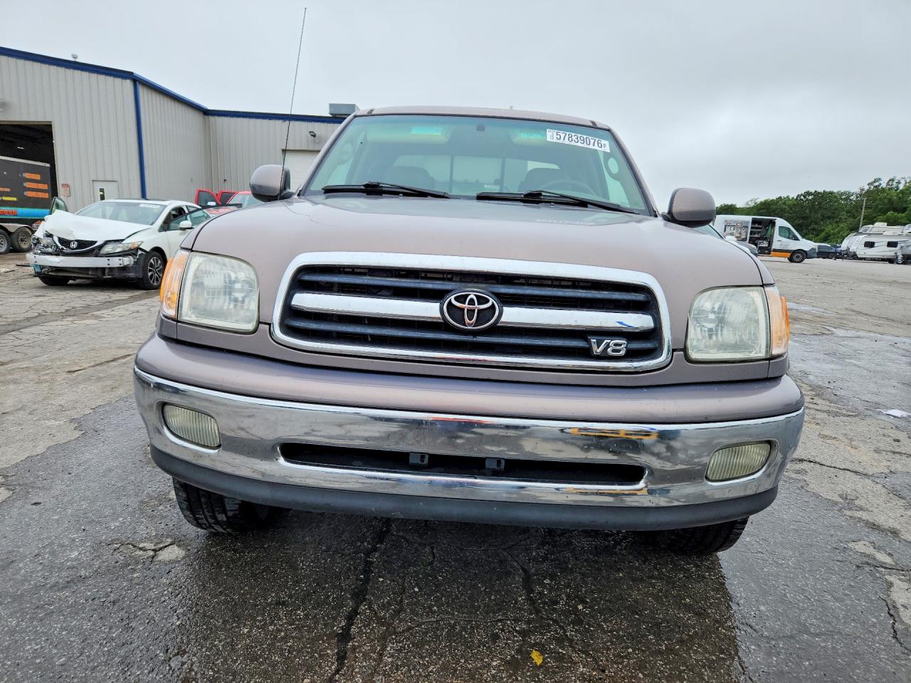 2002 Toyota Tundra Access Cab Limited Beige vin: 5TBBT48112S306685