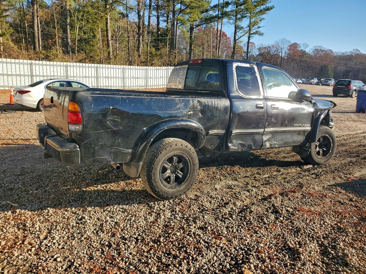 2002 Toyota Tundra Access Cab Limited Black vin: 5TBBT48122S235271