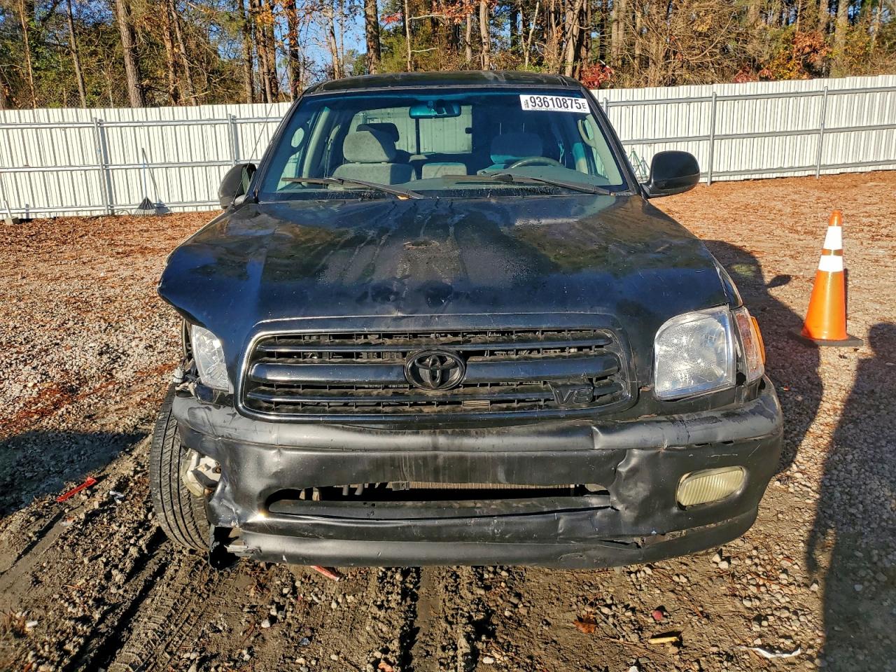 2002 Toyota Tundra Access Cab Limited Black vin: 5TBBT48122S235271