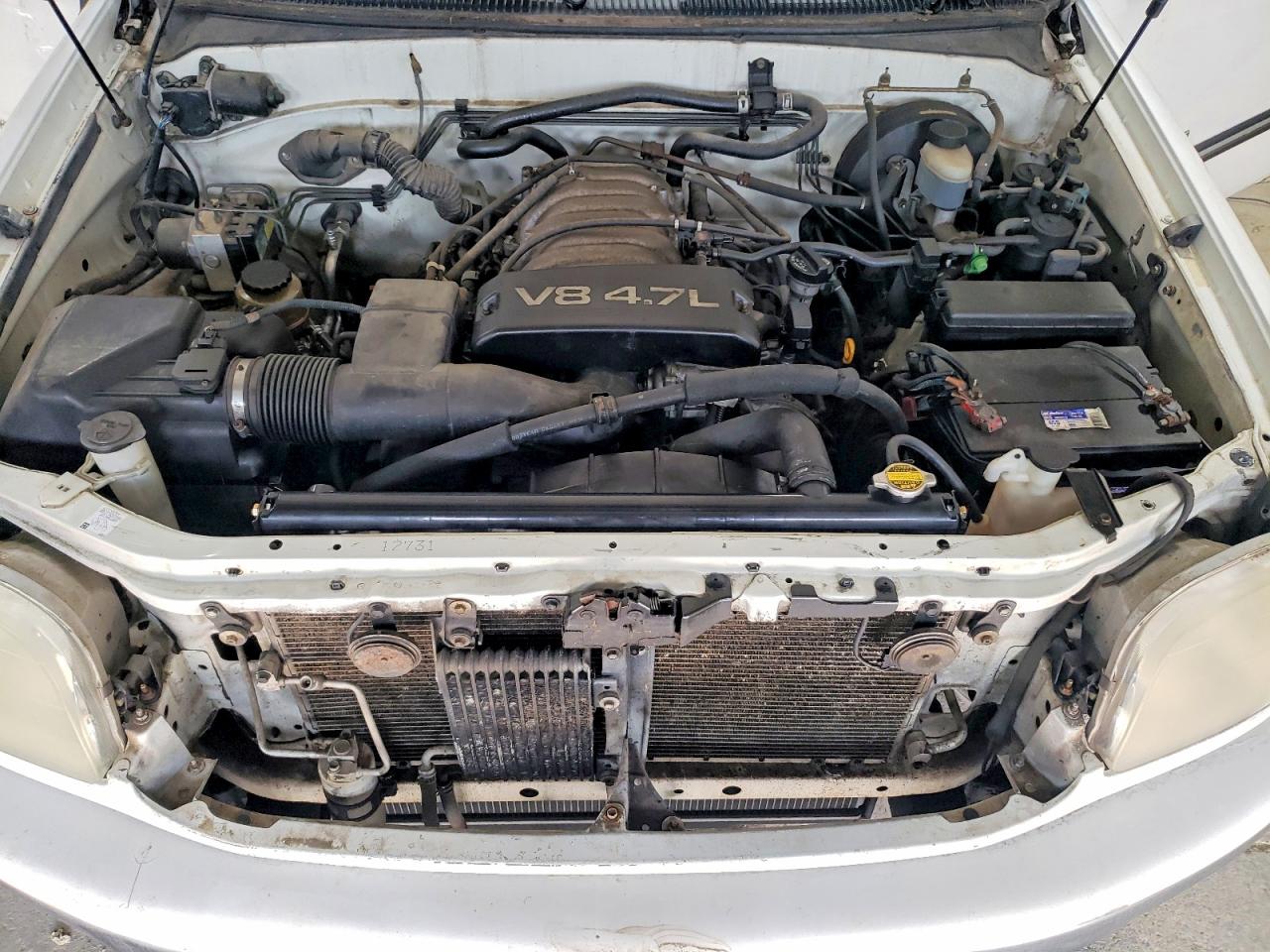 2000 Toyota Tundra Access Cab Limited Белый vin: 5TBBT4812YS088698