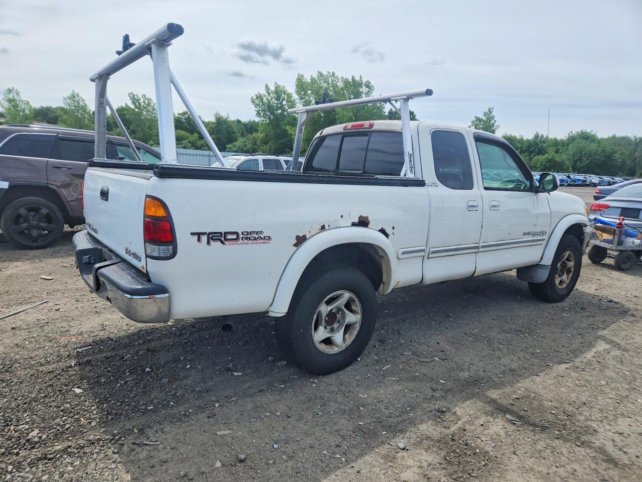 2000 Toyota Tundra Access Cab Limited Белый vin: 5TBBT4813YS054110