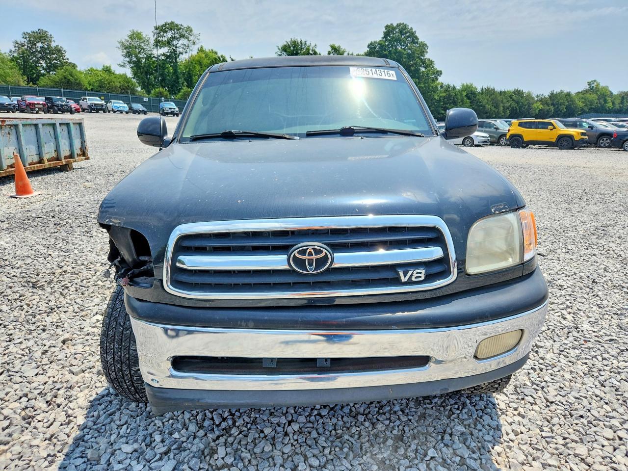 2001 Toyota Tundra Access Cab Limited Black vin: 5TBBT48141S143190