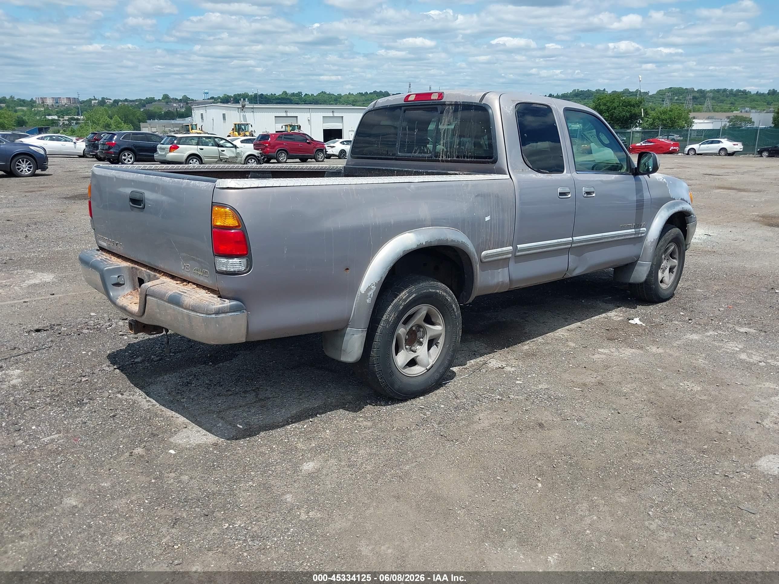 2000 Toyota Tundra Ltd V8 Tan vin: 5TBBT4814YS096009