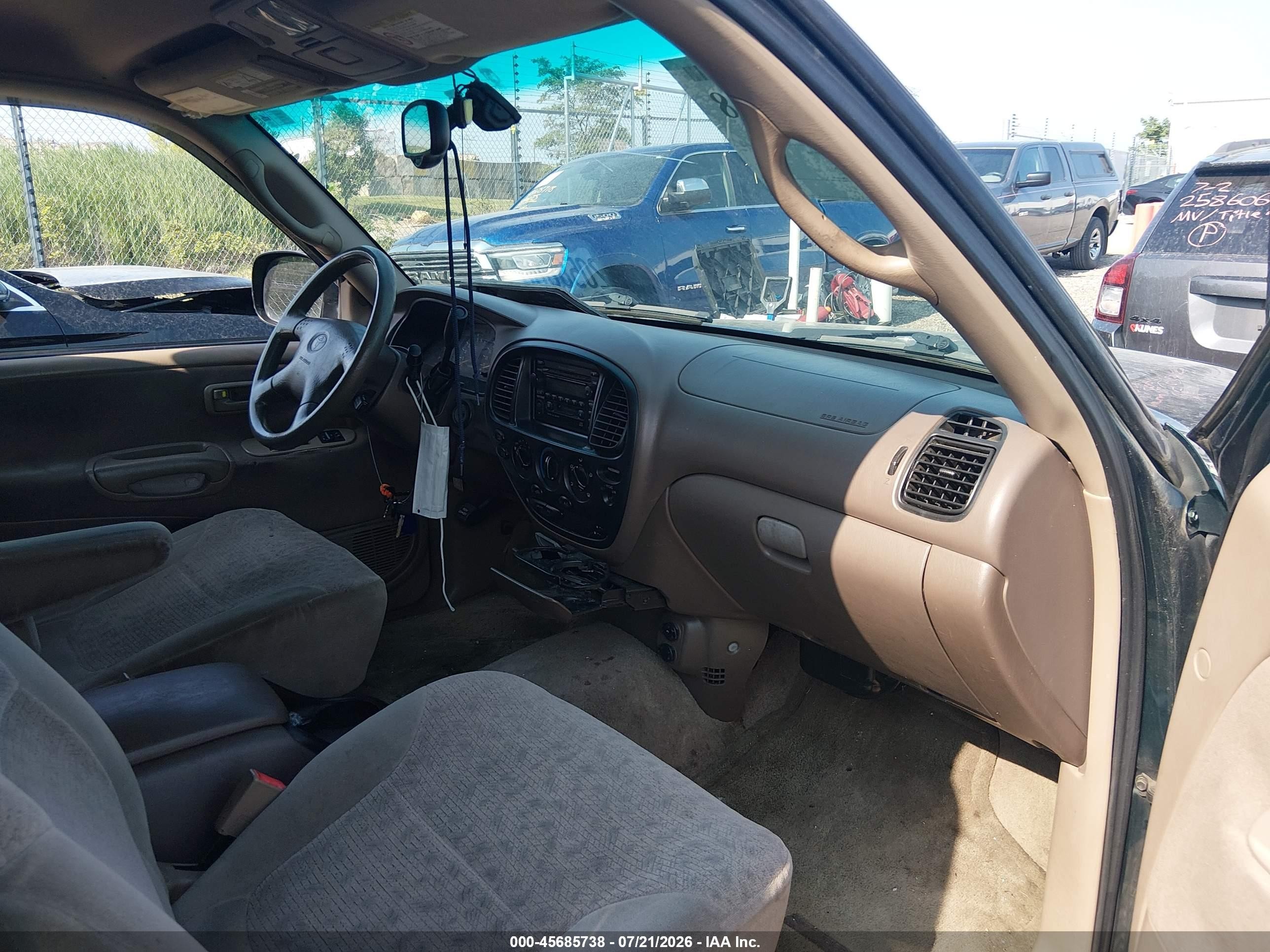 2001 Toyota Tundra Ltd V8 Зеленый vin: 5TBBT48161S201090