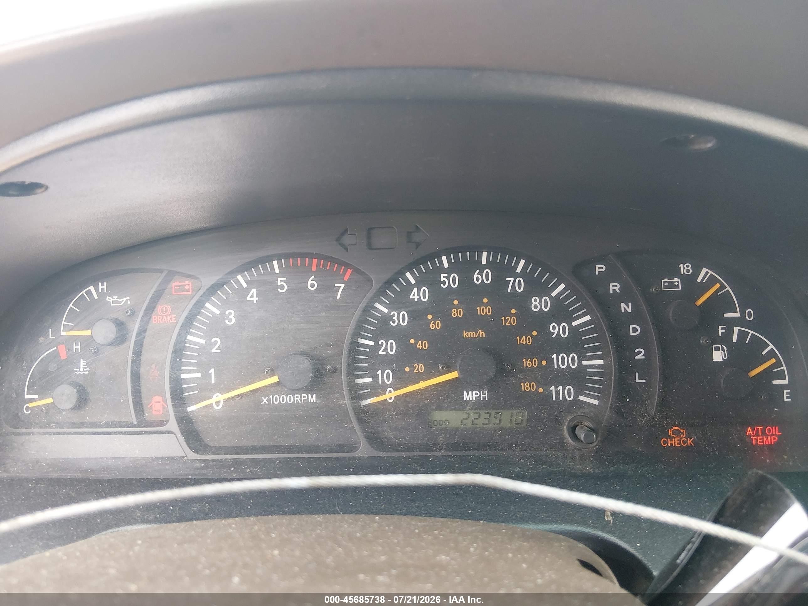 2001 Toyota Tundra Ltd V8 Зеленый vin: 5TBBT48161S201090