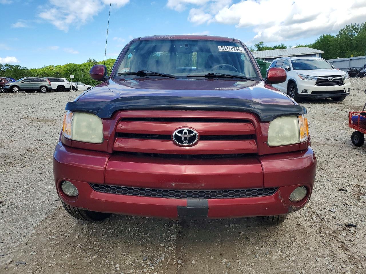2003 Toyota Tundra Access Cab Limited Maroon vin: 5TBBT48163S426211