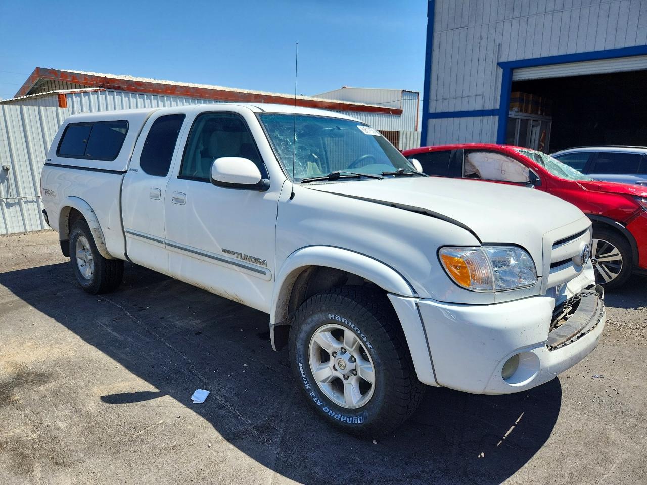 2006 Toyota Tundra Access Cab Limited White vin: 5TBBT48166S477115