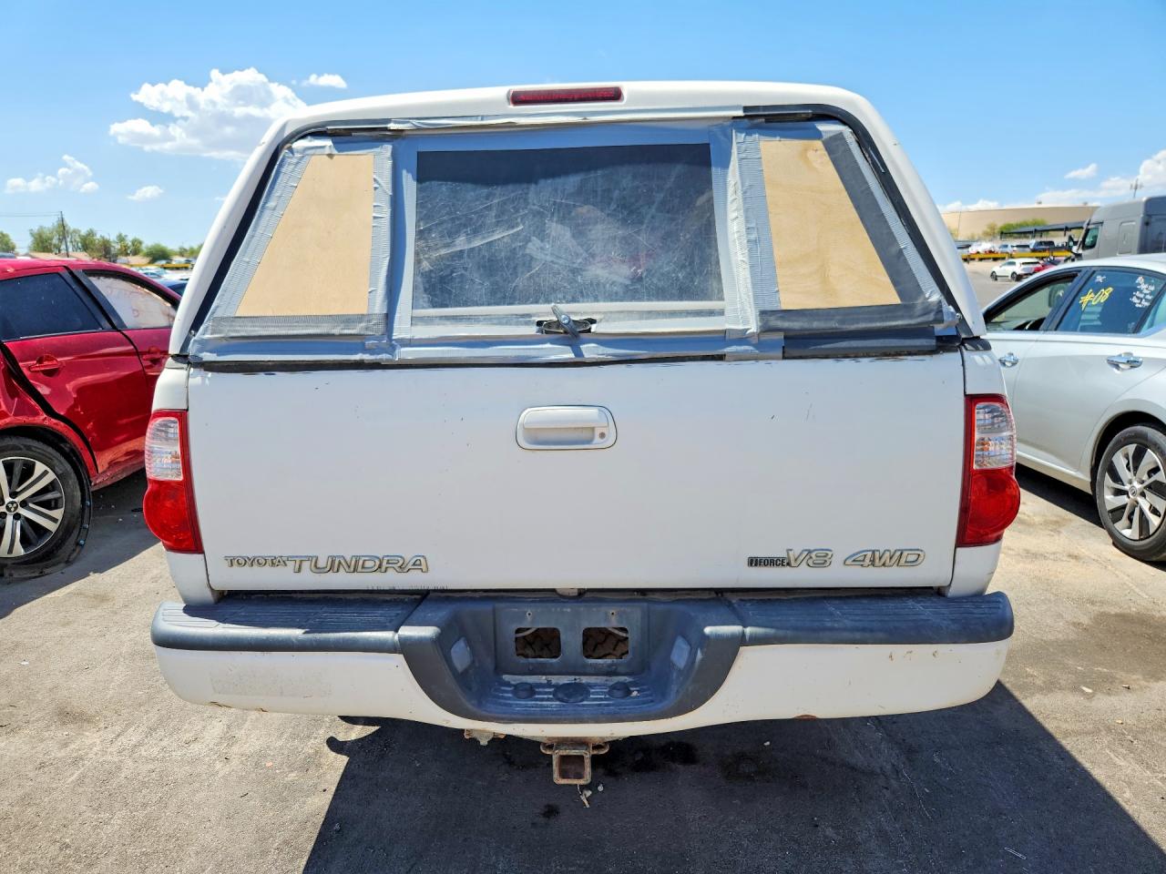 2006 Toyota Tundra Access Cab Limited White vin: 5TBBT48166S477115