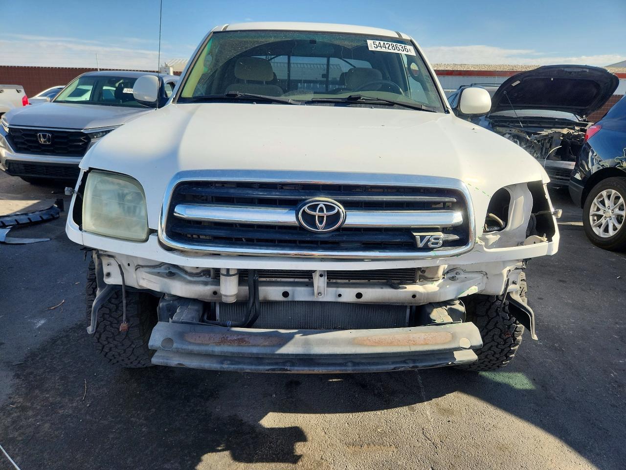 2001 Toyota Tundra Access Cab Limited Белый vin: 5TBBT48171S186101