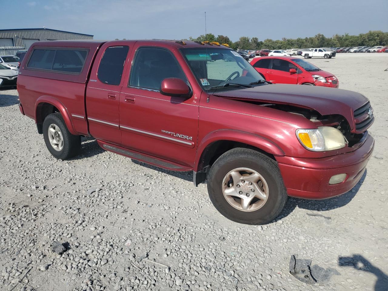 2001 Toyota Tundra Access Cab Limited Maroon vin: 5TBBT48181S216495