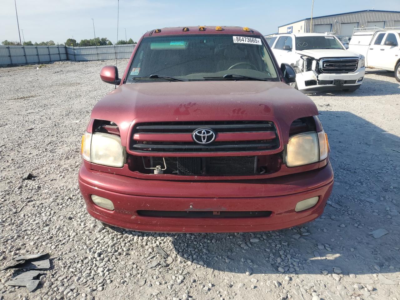 2001 Toyota Tundra Access Cab Limited Maroon vin: 5TBBT48181S216495