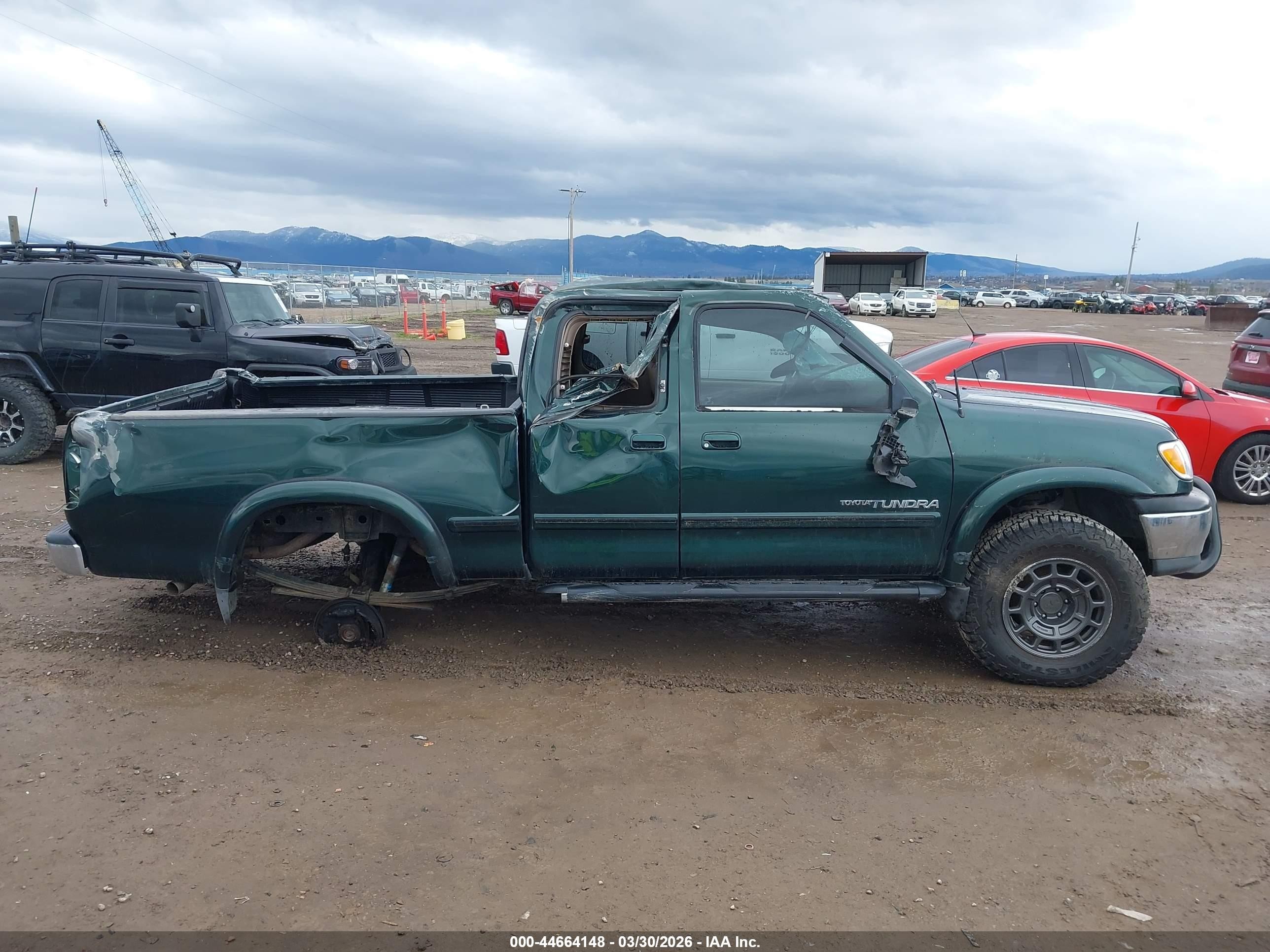 2001 Toyota Tundra Ltd V8 Зеленый vin: 5TBBT48191S187346