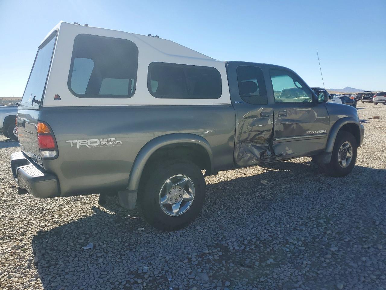 2003 Toyota Tundra Limited Gray vin: 5TBBT481X3S419441
