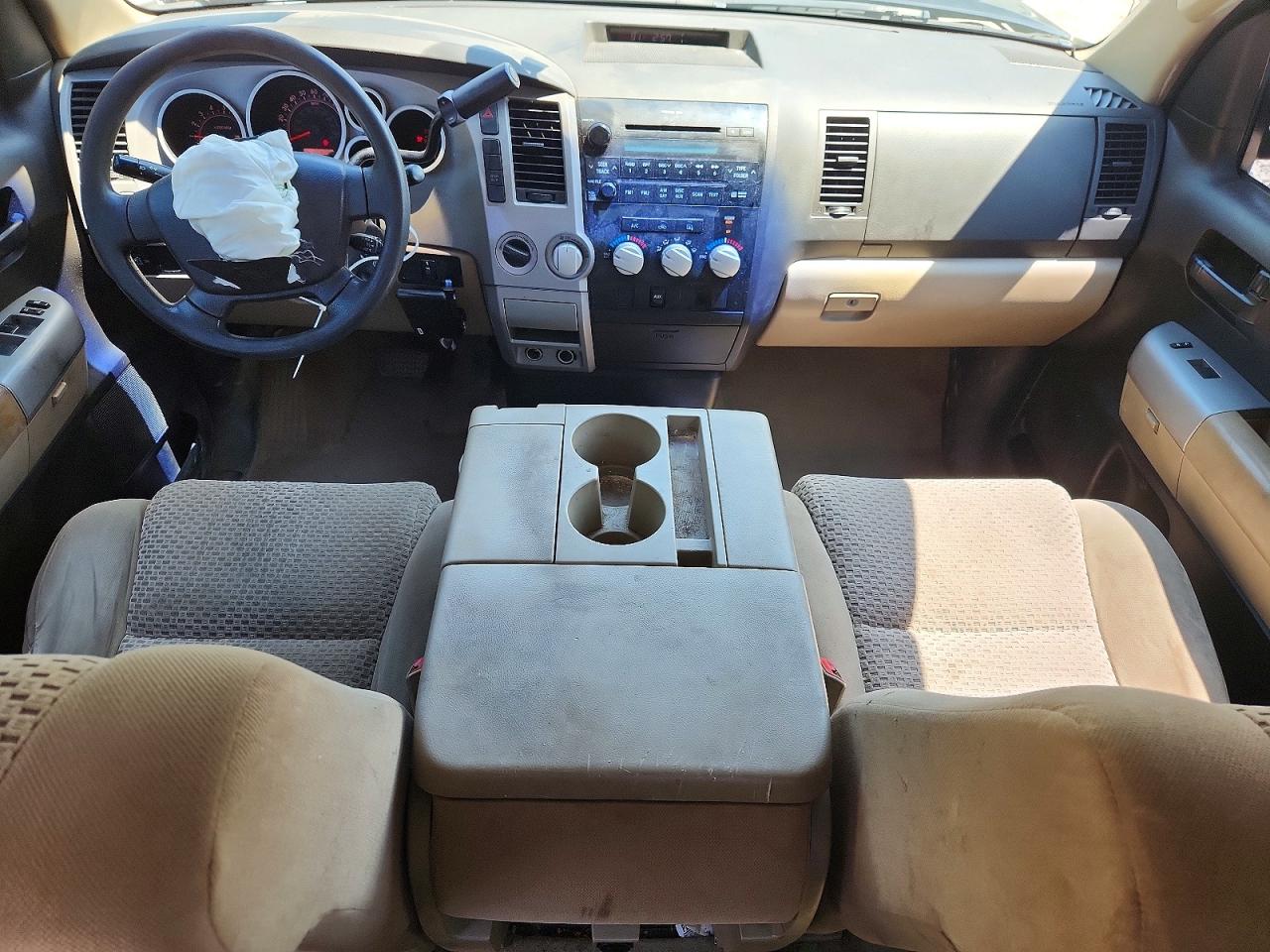 2007 Toyota Tundra Double Cab Sr5 Black vin: 5TBBT54107S455303